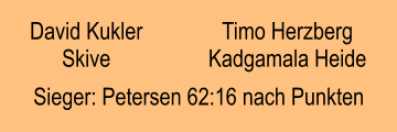 David Kukler Skive Timo Herzberg Kadgamala Heide Sieger: Petersen 62:16 nach Punkten
